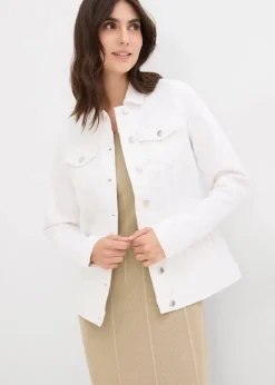 bonprix Jacken & Mäntel^Jeansjacke weiss