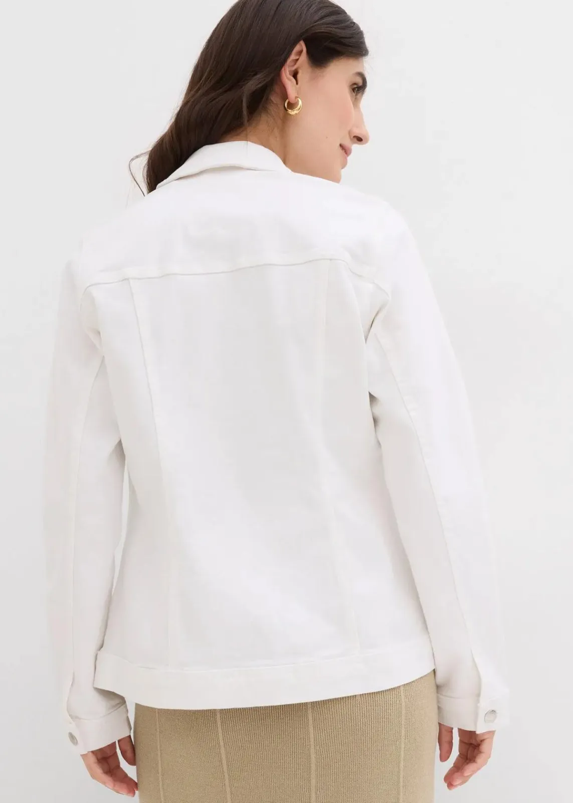 bonprix Jacken & Mäntel^Jeansjacke weiss