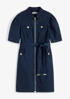 bonprix Kleider^Jeanskleid dunkelblau denim