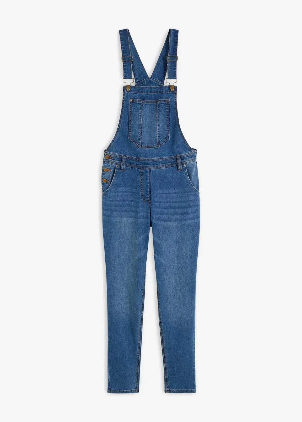 bonprix Jeans|Bekleidung·Shirts & Tops^Jeans-Latzhose im Boyfriend Fit hellblau denim