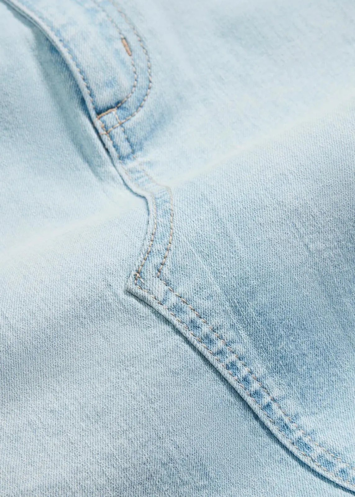 bonprix Röcke|Bekleidung·Sportbekleidung^Jeansrock mit Schlitz eisblau denim