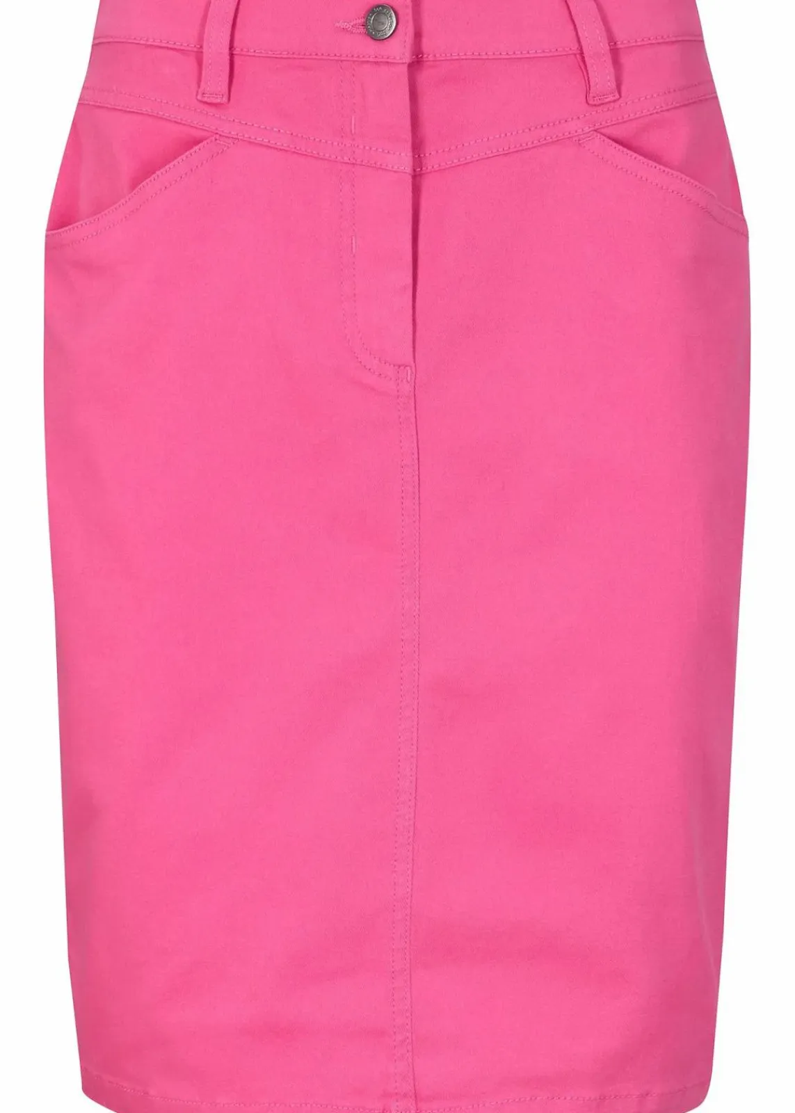 bonprix Röcke|Bekleidung·Sportbekleidung^Jeansrock, Stretch flamingopink