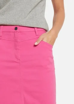 bonprix Röcke|Bekleidung·Sportbekleidung^Jeansrock, Stretch flamingopink