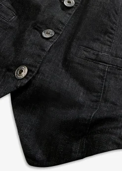 bonprix Nachhaltigere Materialien|Jacken & Mäntel^Jeansweste schwarz denim