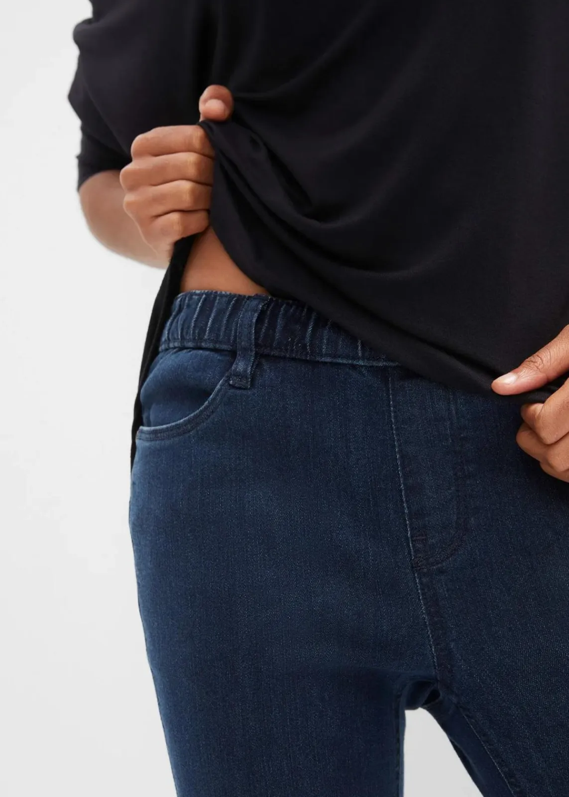 bonprix Jeans|Bekleidung·Shirts & Tops^Jeggings tiefblau denim ungewaschen