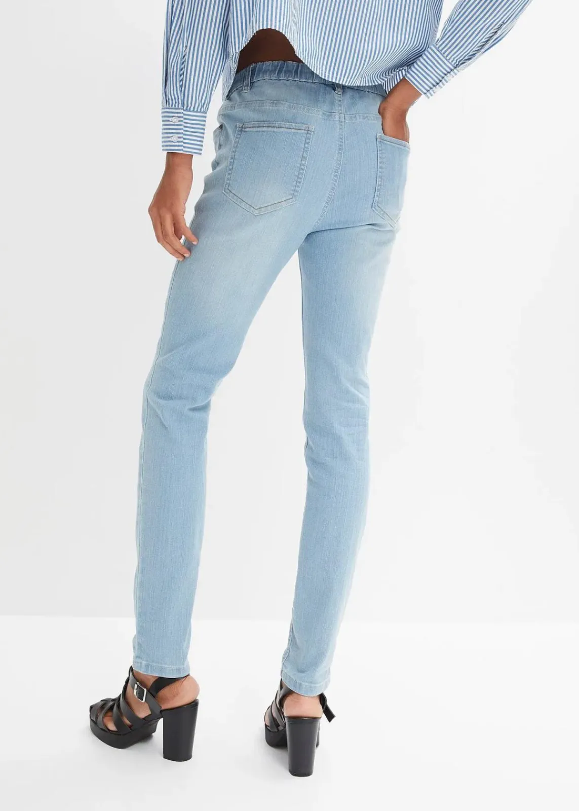 bonprix Jeans|Bekleidung·Shirts & Tops^Jeggings mittelblau denim