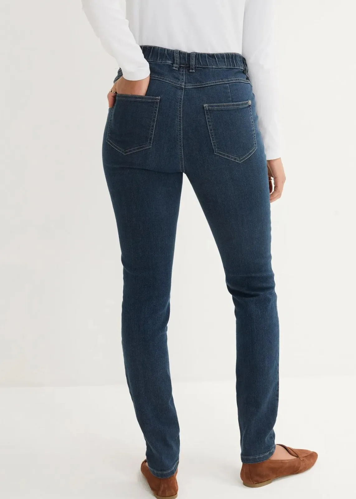 bonprix Bekleidung·Shirts & Tops|Jeans^Jeggings High Waist, Bequembund nachtblau denim