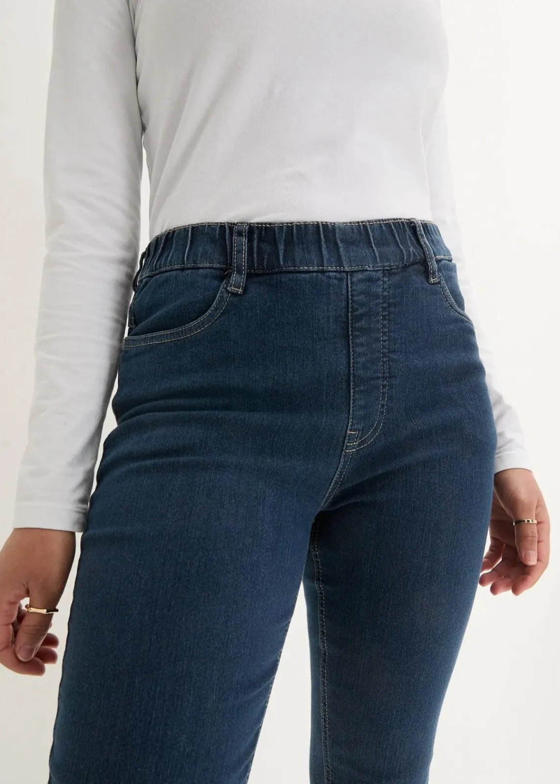 bonprix Bekleidung·Shirts & Tops|Jeans^Jeggings High Waist, Bequembund nachtblau denim