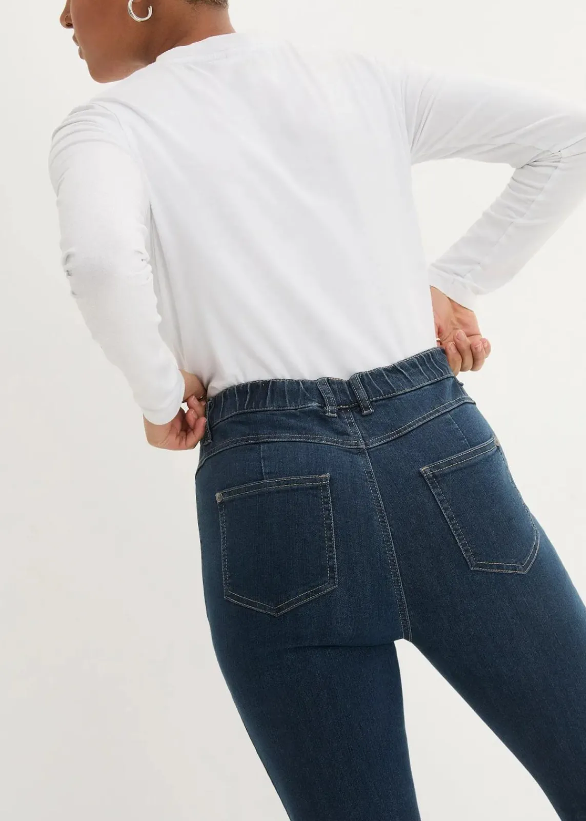 bonprix Bekleidung·Shirts & Tops|Jeans^Jeggings High Waist, Bequembund nachtblau denim