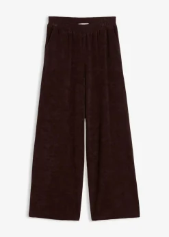 bonprix Bekleidung·Röcke|Bekleidung·Kleider^Jersey Frottee-Hose dunkelbraun