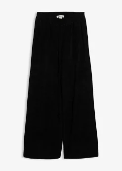 bonprix Hosen|Basics^Jersey Frottee-Hose schwarz
