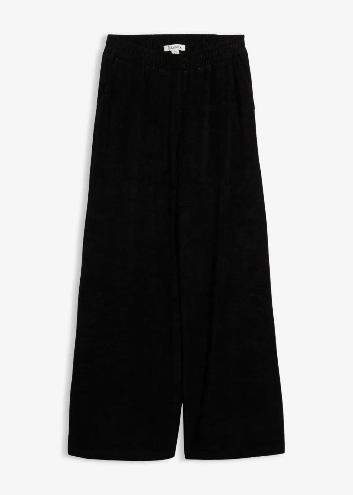 bonprix Hosen|Basics^Jersey Frottee-Hose schwarz
