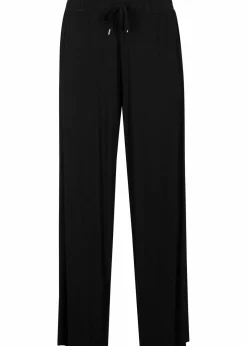 bonprix Bekleidung·Kleider|Hosen^Jersey- Hose aus fließendem Viskose-Mix schwarz