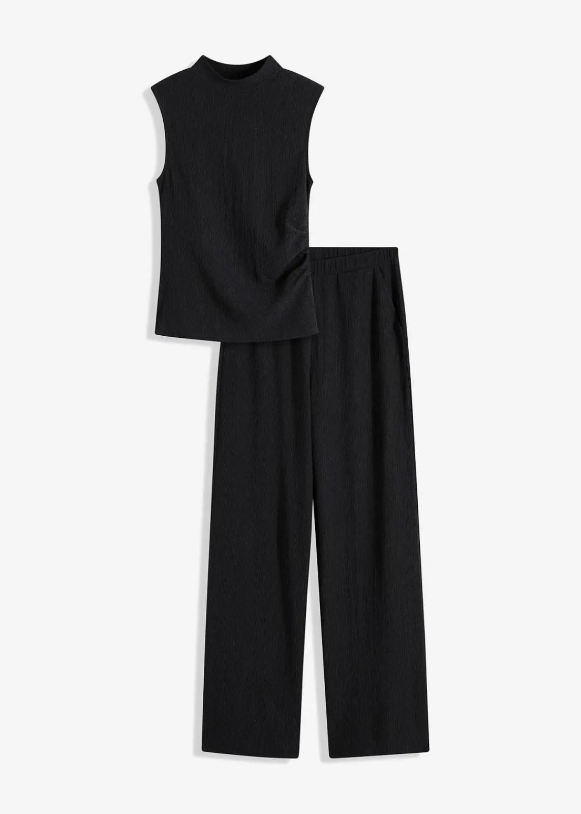 bonprix Jumpsuits|Zweiteiler & Sets^Jersey Set schwarz
