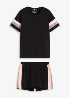bonprix Wäsche·Nachtwäsche^Jersey Shorty aus reiner Baumwolle schwarz