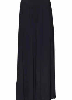 bonprix Bekleidung·Kleider|Hosen^Jersey-Culotte mit weitem Bein schwarz