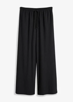 bonprix Bekleidung·Kleider|Hosen^Jersey-Hose schwarz