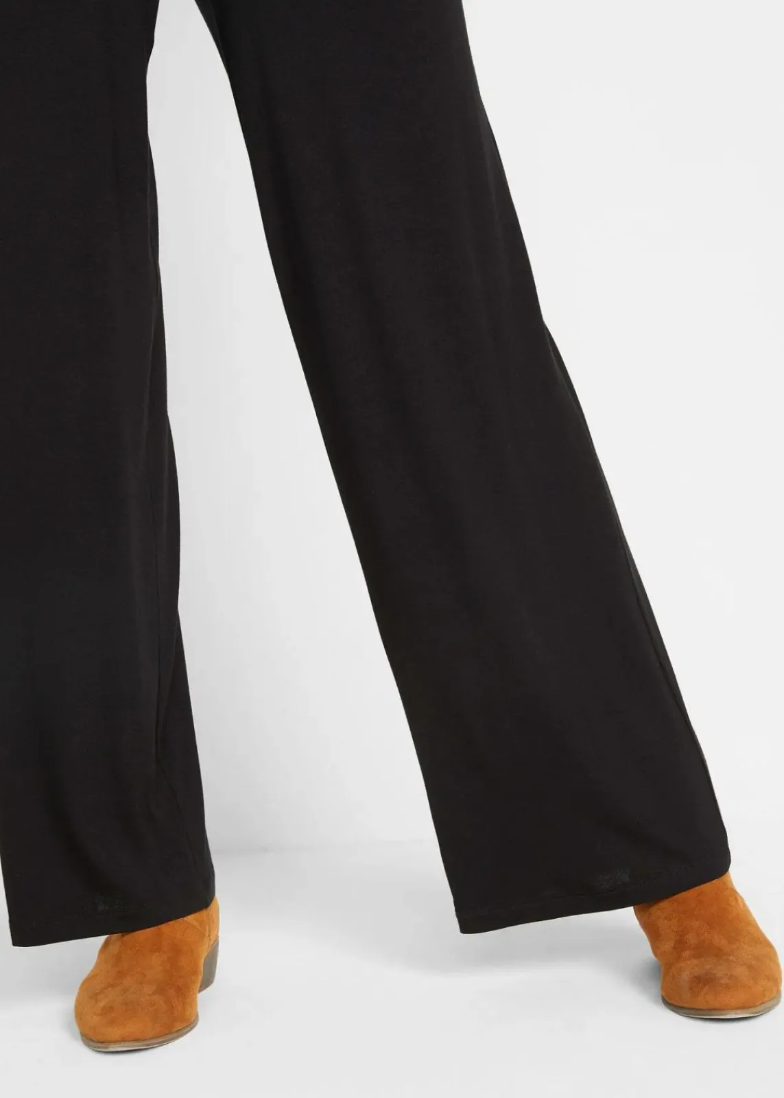 bonprix Bekleidung·Kleider|Hosen^Jersey-Hose schwarz