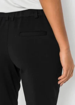 bonprix Bekleidung·Kleider|Hosen^Jersey-Hose schwarz