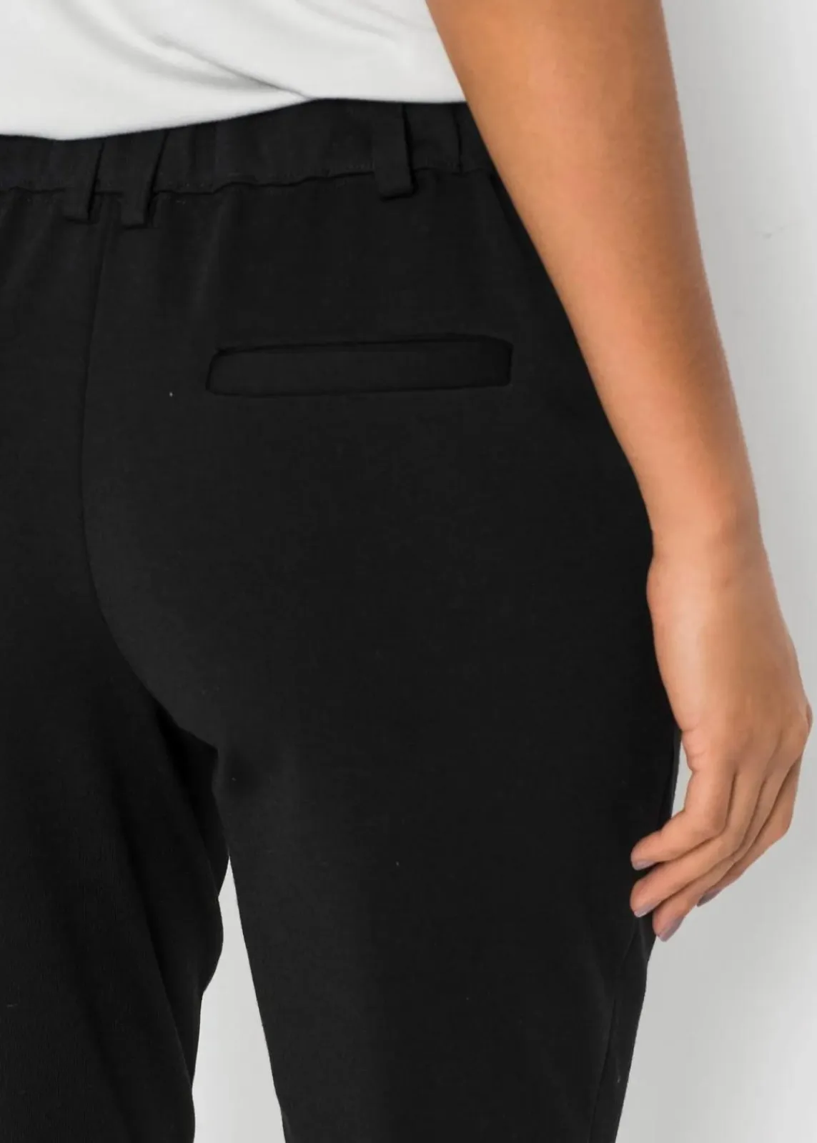 bonprix Bekleidung·Kleider|Hosen^Jersey-Hose schwarz