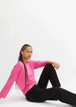 bonprix Bekleidung·Röcke|Bekleidung·Kleider^Jersey-Hose aus Baumwolle mit Stretch schwarz