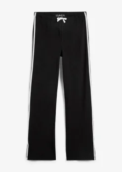 bonprix Bekleidung·Röcke|Bekleidung·Kleider^Jersey-Hose aus Baumwolle mit Stretch schwarz