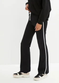 bonprix Bekleidung·Röcke|Bekleidung·Kleider^Jersey-Hose aus Baumwolle mit Stretch schwarz