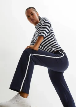 bonprix Hosen|Basics^Jersey-Hose aus Baumwolle mit Stretch dunkelblau