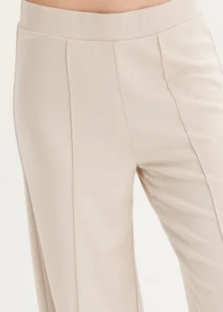bonprix Hosen|Sweat^Jersey-Hose aus bequemen Punto di Roma kitt