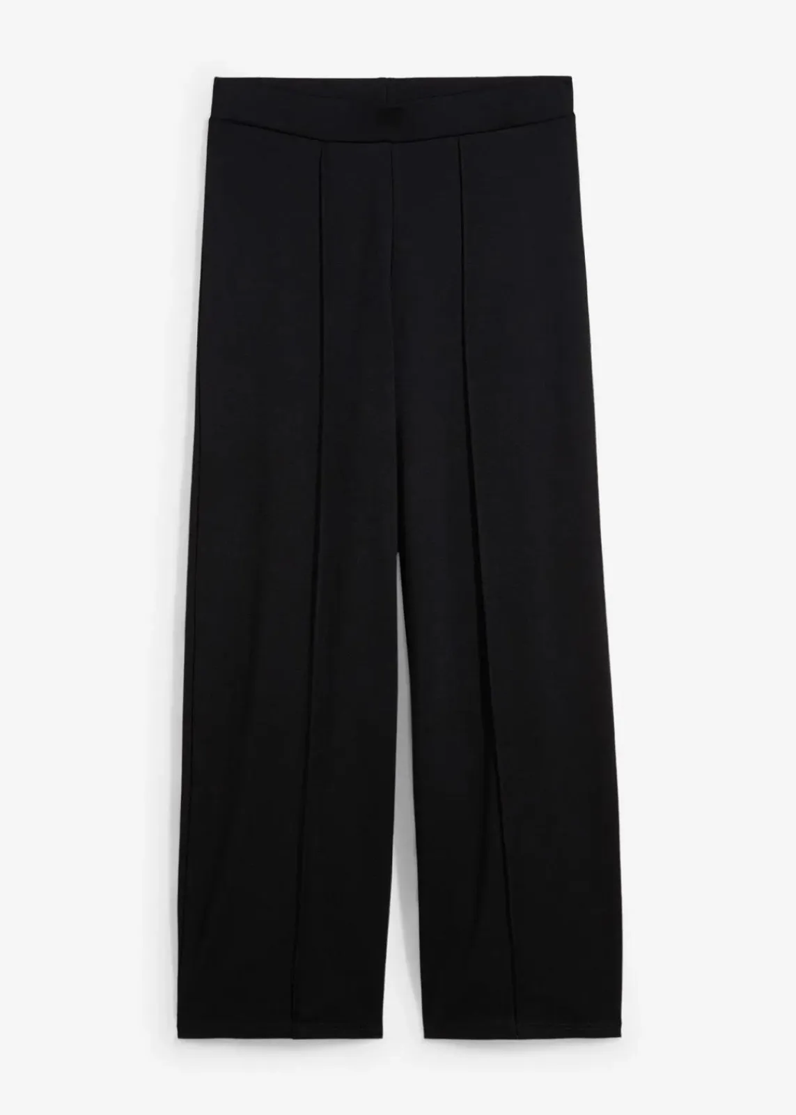 bonprix Bekleidung·Blusen & Tuniken|Bekleidung·Kleider^Jersey-Hose aus bequemen Punto di Roma schwarz