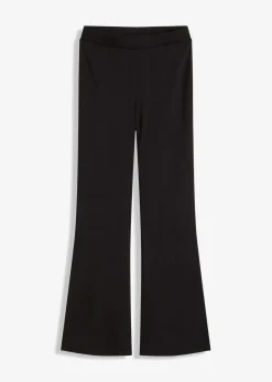 bonprix Bekleidung·Kleider|Hosen^Jersey-Hose aus fließendem Viskose-Mix schwarz