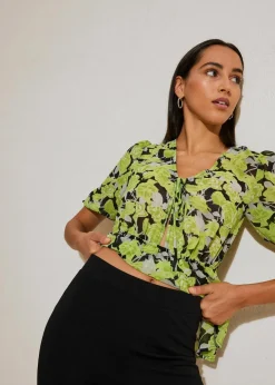 bonprix Bekleidung·Kleider|Hosen^Jersey-Hose aus fließendem Viskose-Mix schwarz