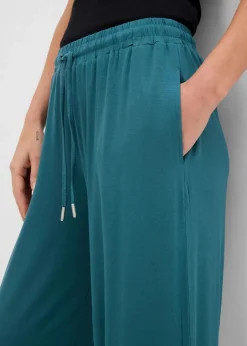 bonprix Bekleidung·Röcke|Bekleidung·Kleider^Jersey-Hose aus fließender Viskose pfeffergrün