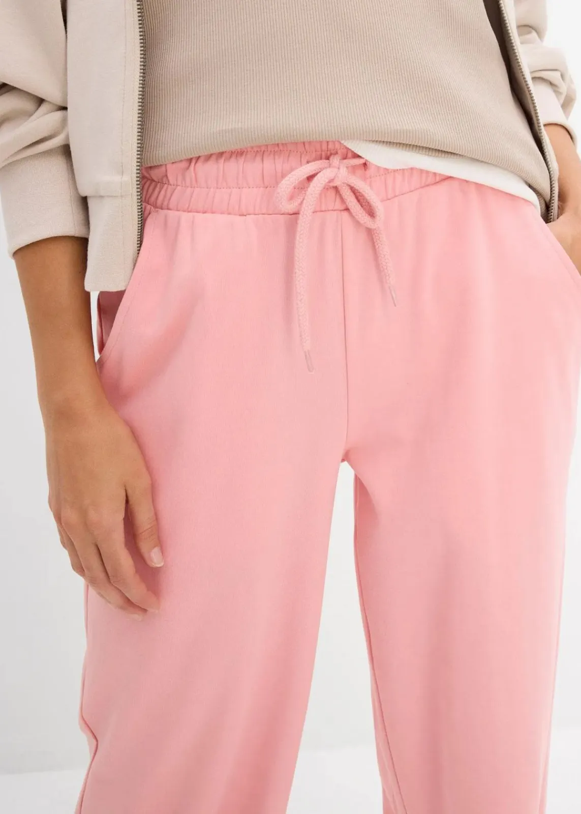 bonprix Hosen|Zweiteiler & Sets^Jersey-Hose aus Interlock softrosa