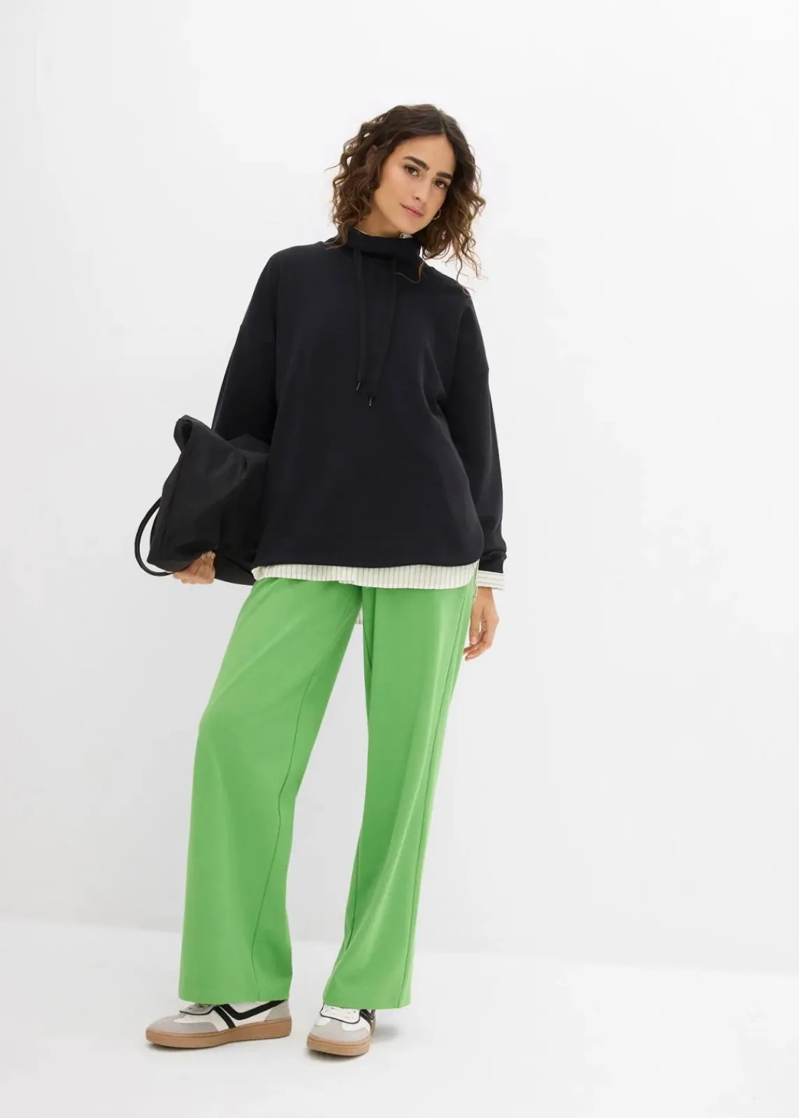 bonprix Hosen|Zweiteiler & Sets^Jersey-Hose aus Interlock kleegrün