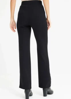 bonprix Hosen|Bekleidung·Kleider^Jersey-Hose aus Punto di Roma schwarz