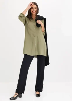 bonprix Hosen|Bekleidung·Kleider^Jersey-Hose aus Punto di Roma schwarz