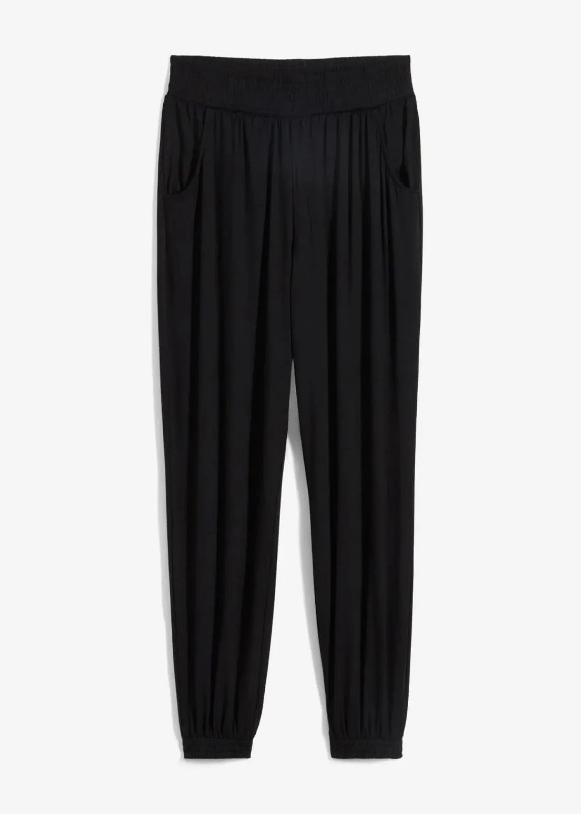 bonprix Bekleidung·Kleider|Hosen^Jersey-Hose aus softer Viskose schwarz