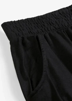 bonprix Bekleidung·Kleider|Hosen^Jersey-Hose aus softer Viskose schwarz