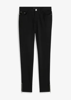 bonprix Bekleidung·Kleider|Hosen^Jersey-Hose aus Viskose-Mix schwarz