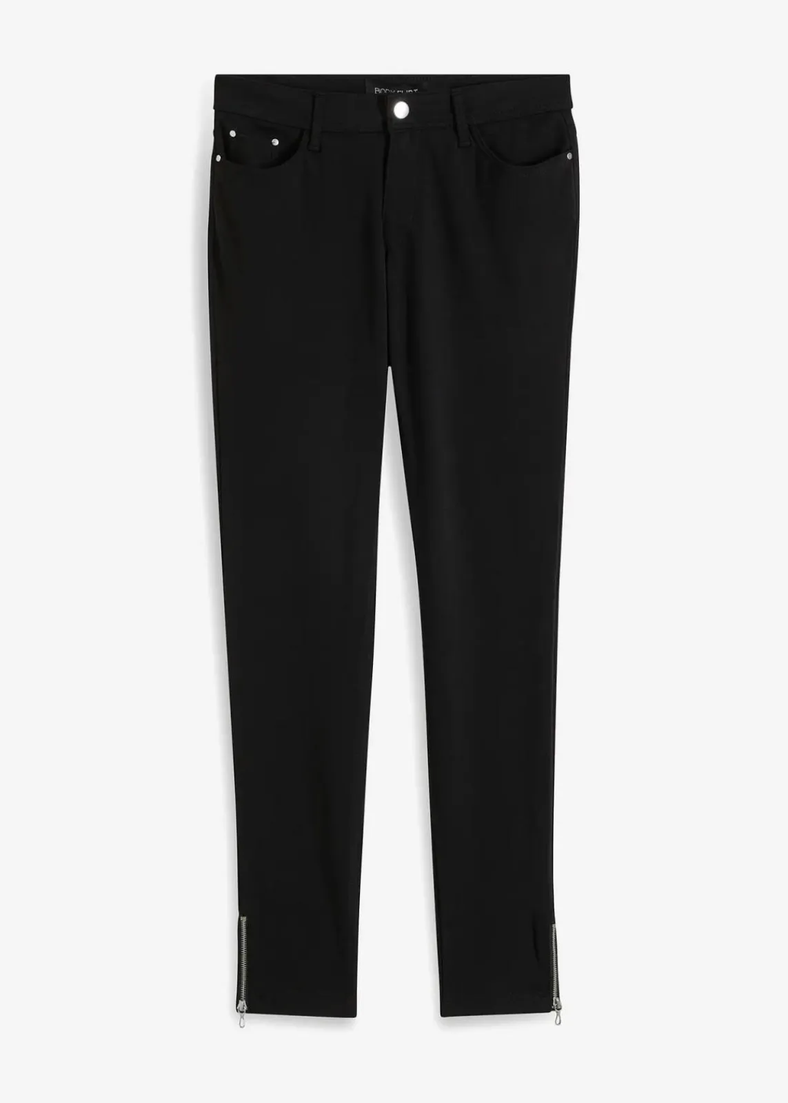 bonprix Bekleidung·Kleider|Hosen^Jersey-Hose aus Viskose-Mix schwarz