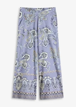 bonprix Hosen^Jersey-Hose mit Paisleydruck natur/puderblau paisley
