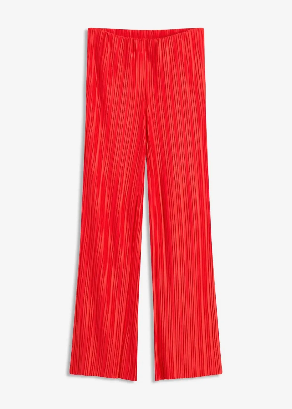 bonprix Hosen|Bekleidung·Kleider^Jersey-Hose mit Plissee erdbeere