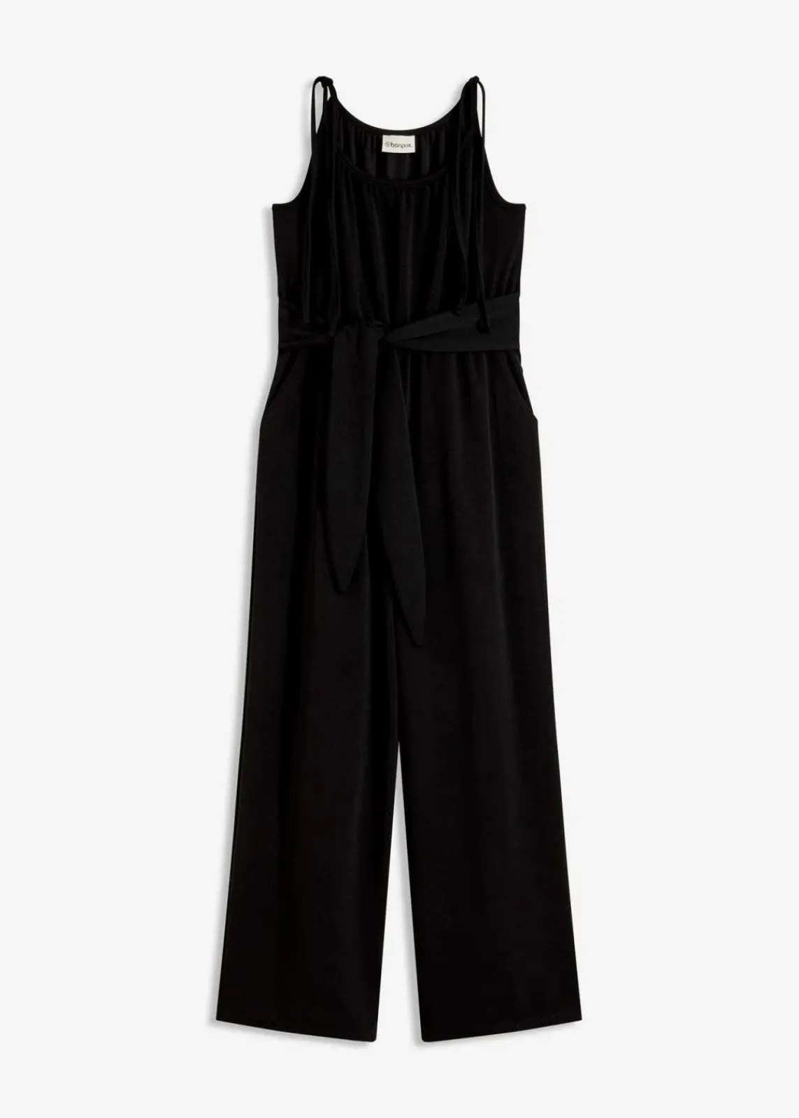 bonprix Bekleidung·Homewear|Jumpsuits^Jersey-Jumpsuit schwarz
