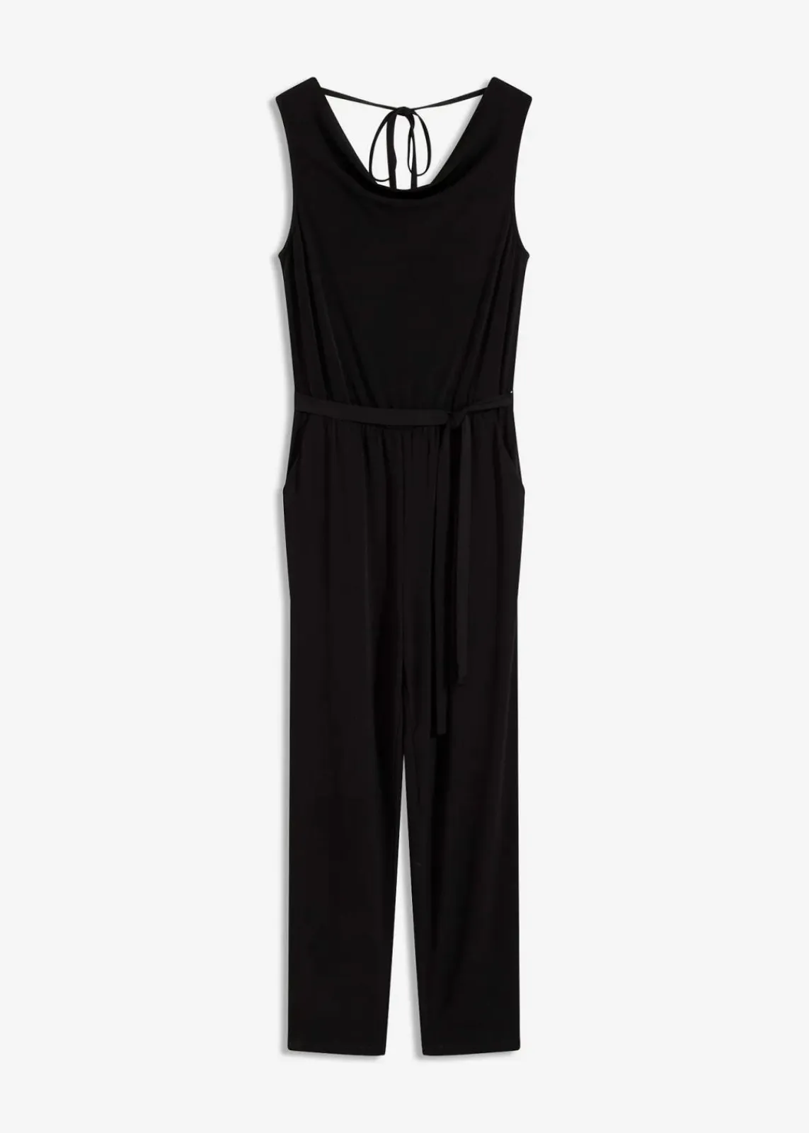 bonprix Bekleidung·Homewear|Jumpsuits^Jersey-Jumpsuit schwarz