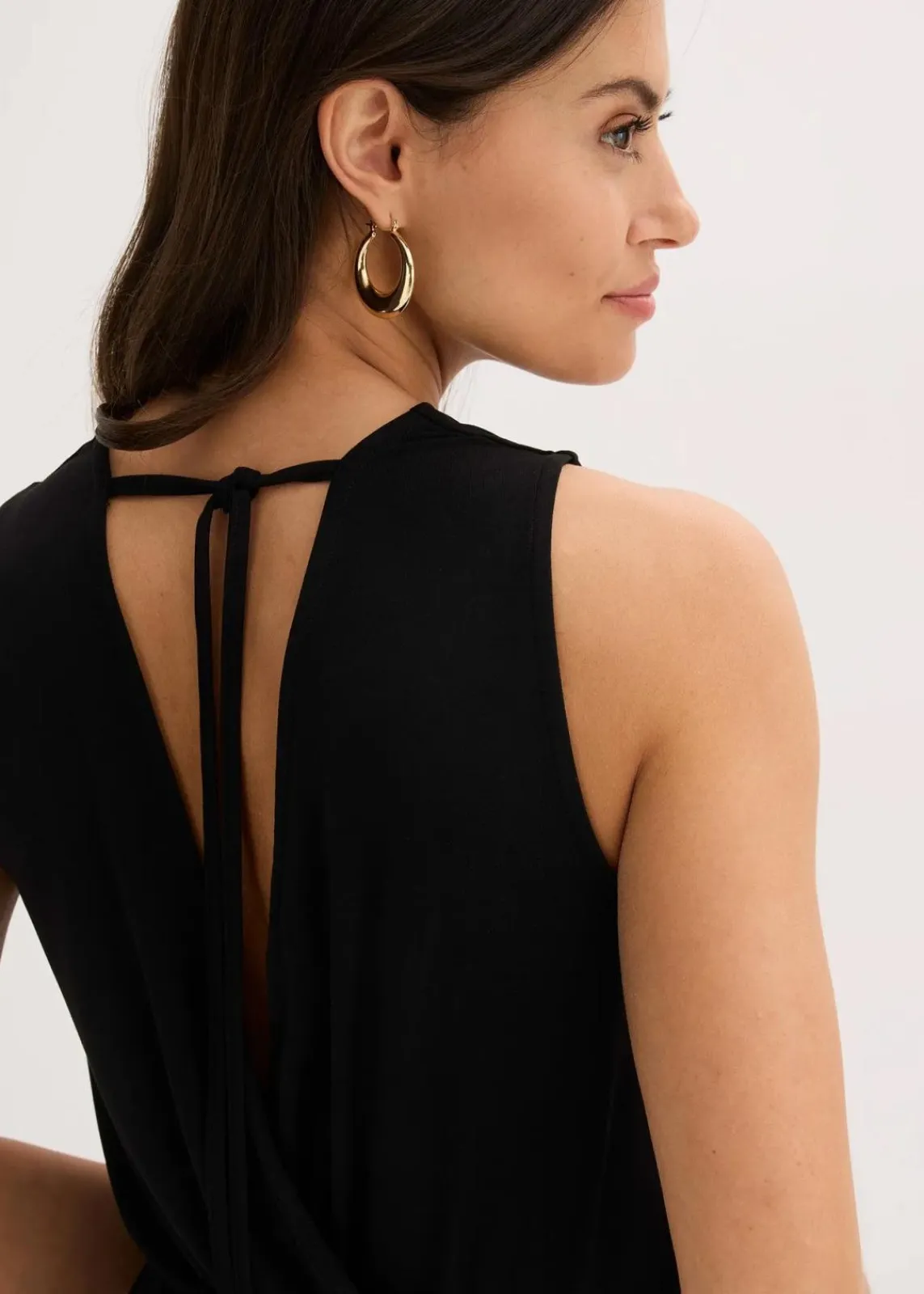 bonprix Bekleidung·Homewear|Jumpsuits^Jersey-Jumpsuit schwarz