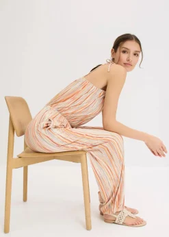 bonprix Bekleidung·Homewear|Jumpsuits^Jersey-Jumpsuit bunt gestreift