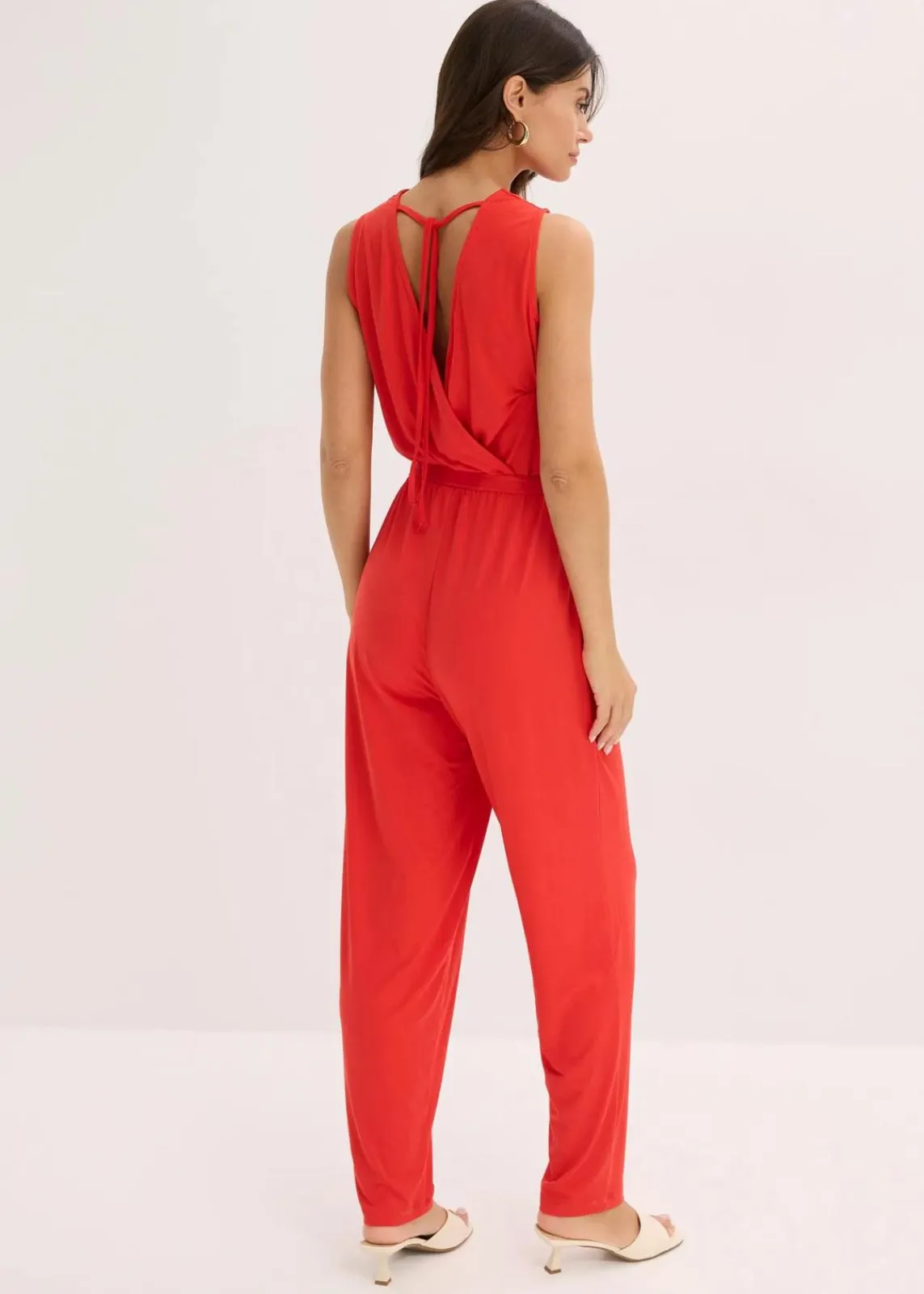 bonprix Jumpsuits|Bekleidung·Homewear^Jersey-Jumpsuit erdbeere