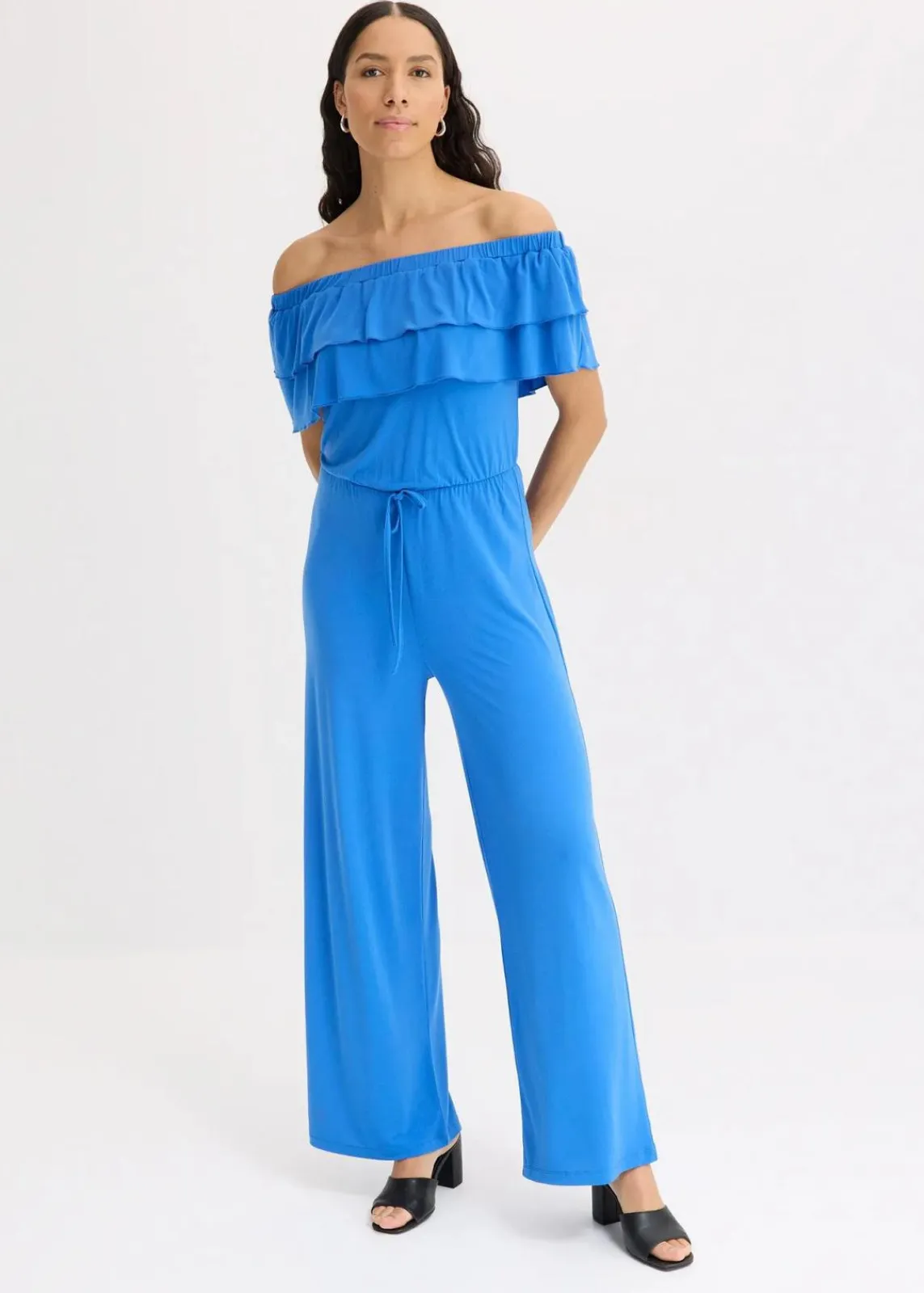 bonprix Bekleidung·Homewear|Jumpsuits^Jersey-Jumpsuit gletscherblau