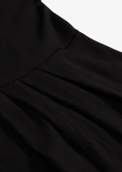 bonprix Bekleidung·Homewear|Jumpsuits^Jersey-Jumpsuit aus fließendem Viskose-Mix schwarz
